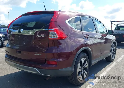 2016 Honda Cr-V Touring из США, поврежденный, VIN 5J6RM4H92GL007427